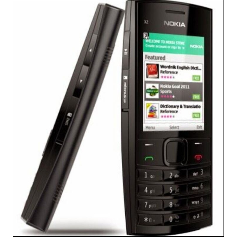 nokia X2-02 / X1-01 RM 694 normal second