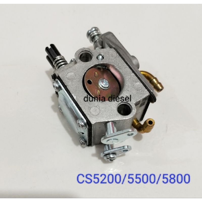 karburator cs5200/5500/5800 carburator assy walbro mesin potong kayu chainsaw senso