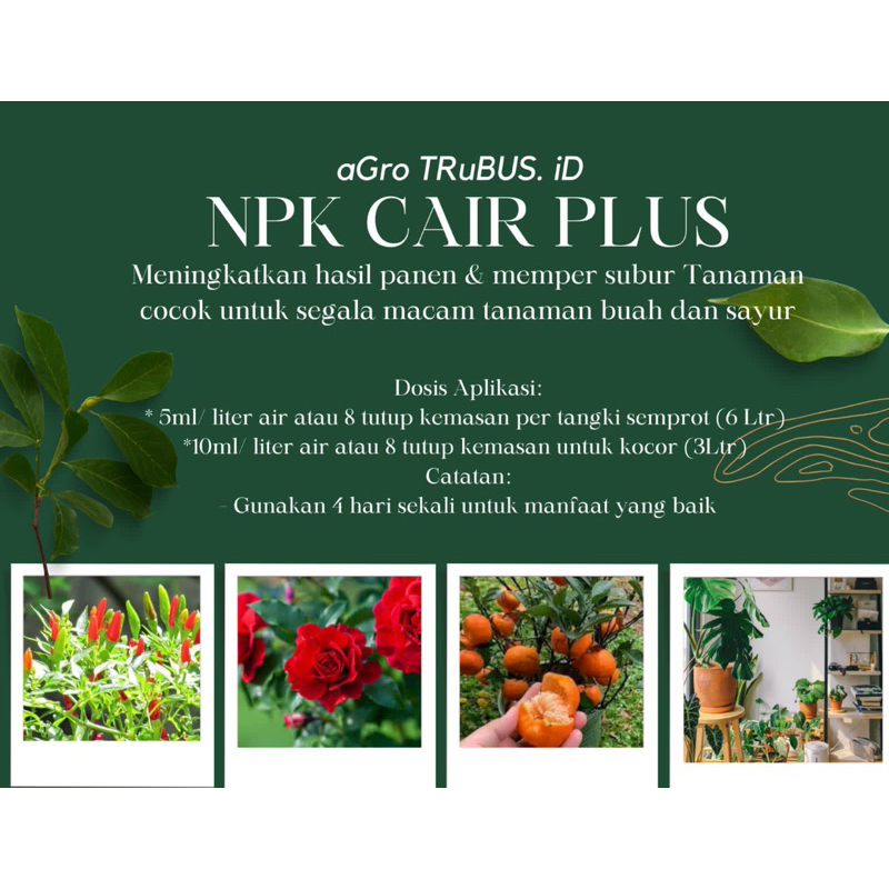 PUPUK NPK CAIR PLUS