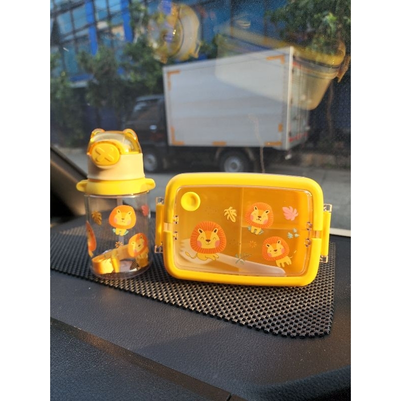 Lunch Box Kotak makan set anak karakter Smigle 6019 + 3905 - 23042 / 23031