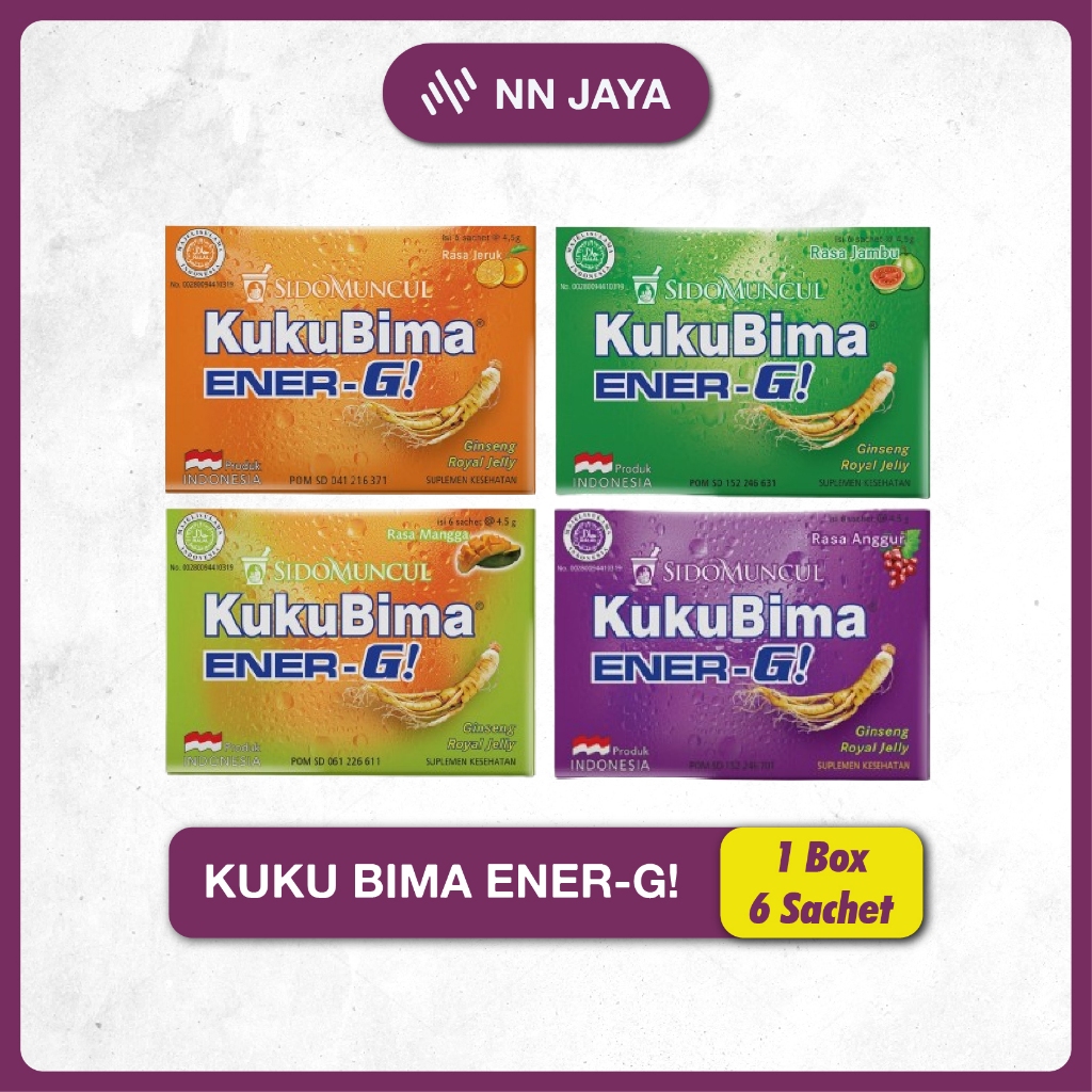 

Kuku Bima Energi Minuman Berenergi Vitamin All Varian 1 Box Isi 6 Sachet