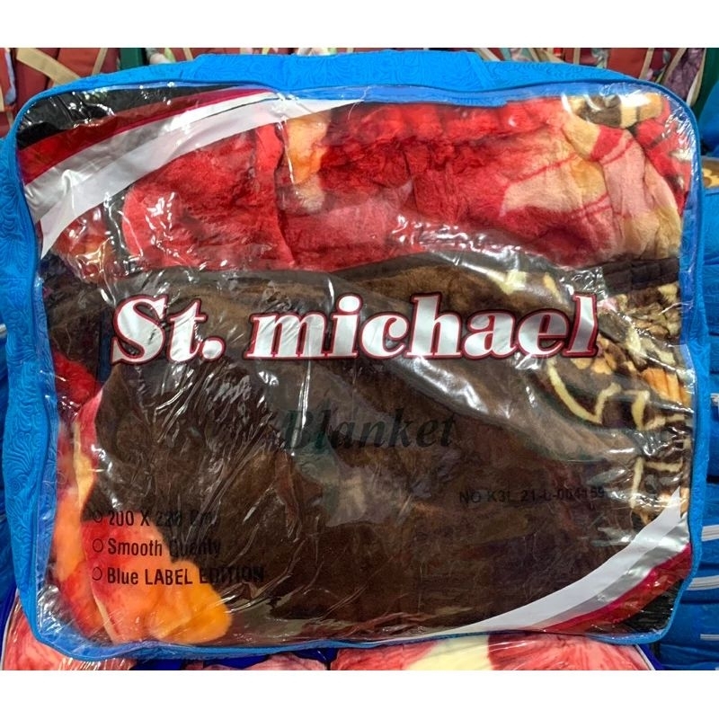 SELIMUT St.MICHAEL TAS BIRU 200x220CM