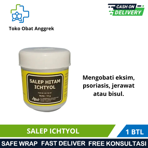 ICHTYOL SALEP 12GR/OBAT BISUL/SALEP HITAM