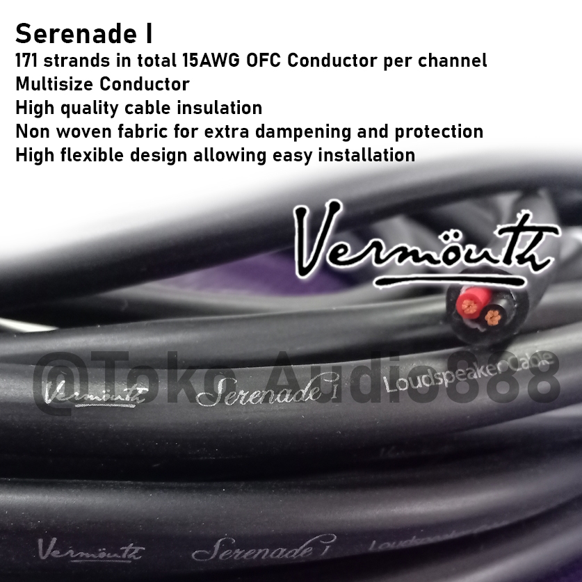 Kabel Speaker Vermouth Serenade per meter - bulk