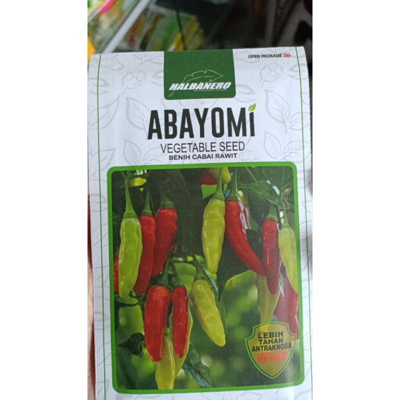 Benih Cabai Rawit Abayomi 10gram