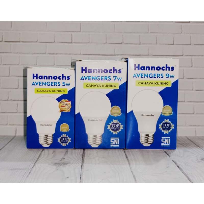 LED AVENGERS HANNOCHS CAHAYA KUNING - HANNOCHS