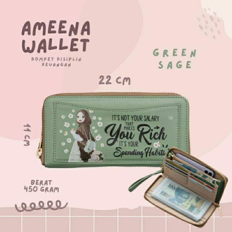 DOMPET AMEENA BY GANCI UNYU MUSLIMAH