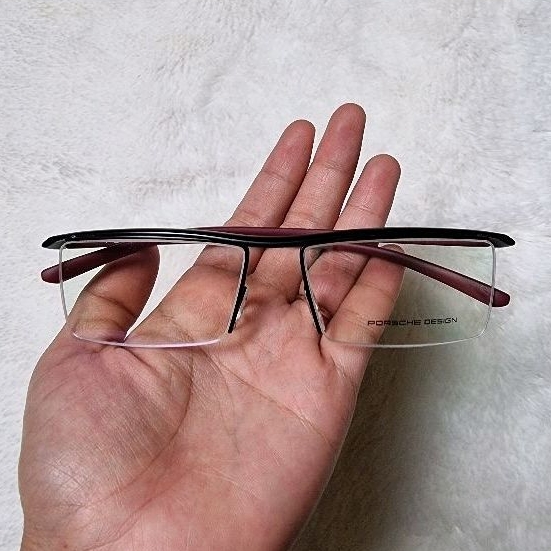 frame kacamata pria sport PORSCHE DESIGN kacamata minus baca