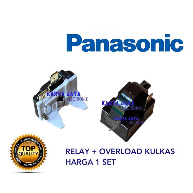 Relay Ptc Overload Kulkas Panasonic 1 pintu