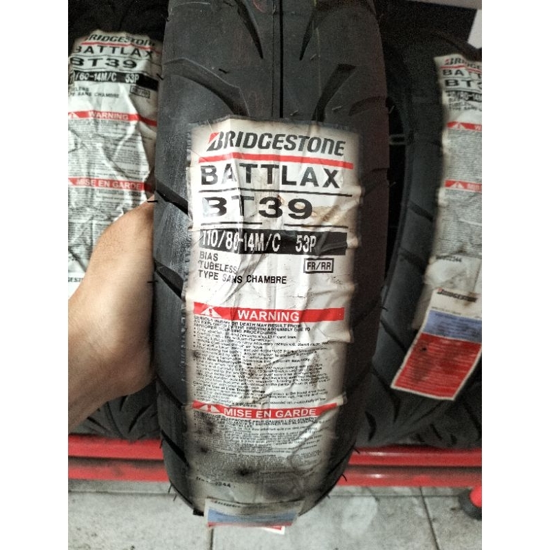 PAKETAN BAN LUAR BATTLAX BT39 UK 110/80-14 DAN SC UK 150/70-13 ADV TUBELESS