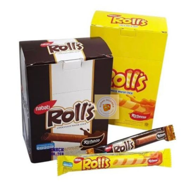 

Nabati Rolls Box Roll's Cheese / Coklat