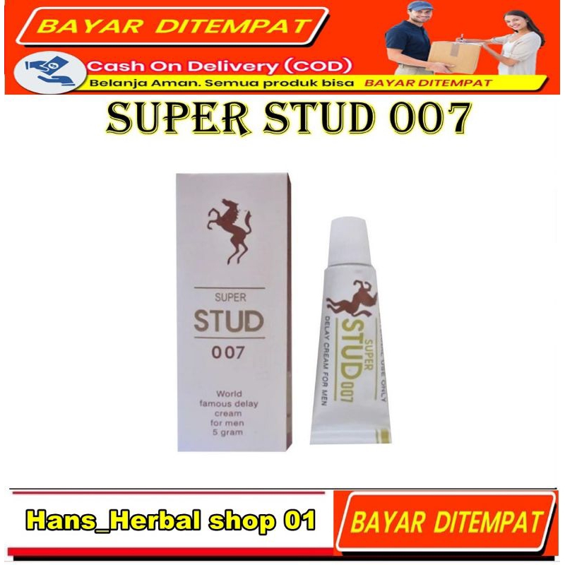 OBAT KUAT PRIA TAHAN LAMA SUPER STUD 007 ASLI 100% ORIGINAL - PEMBESAR PENIS PRIA PERMANEN OBAT KUAT