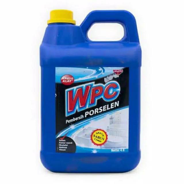 WPC PORSELEN BIRU 4 LITER JERIGEN / PEMBERSIH PORSELEN