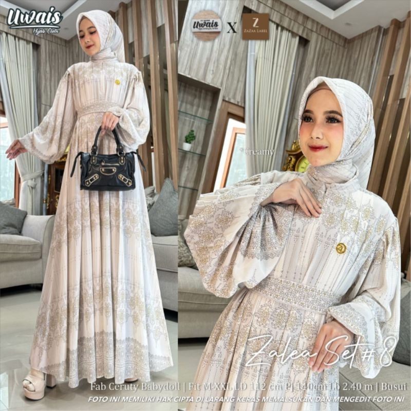 COD DRESS CEWEK KEKINIAN ZALEA SET MURAH SOLO BY.UWAIS