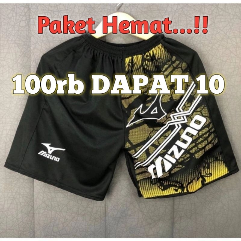 100rb DAPAT 10 CELANA KOLOR PENDEK MIZUNO PRIA DAN WANITA