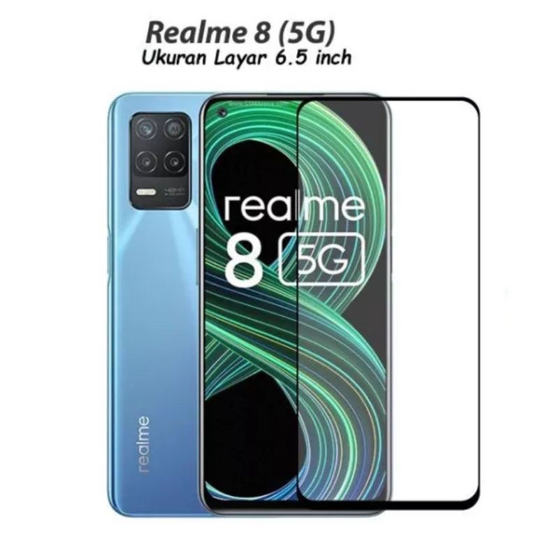 TG Tempered Glass Anti Gores Kaca Realme 8 / Realme 8 Pro / Realme 8 5G Anti Gores Bening