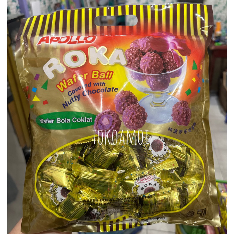 

Roka Waferball / Biskuit Bola Roka Coklat 300gr