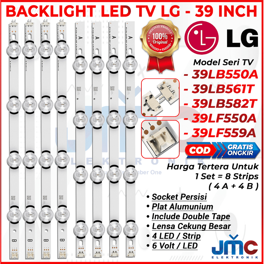 BACKLIGHT TV LED LG 39LB550A 39LB561T 39LB582T 39LF550A 32LB559T 39LB550 39LF550 39LB561 39LB582 39L