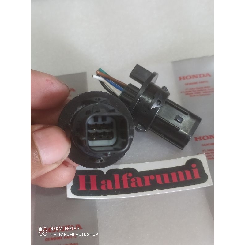 soket lampu depan, soket headlamp honda beat deluxe, beat street tahun 2020 - 2022 k1A