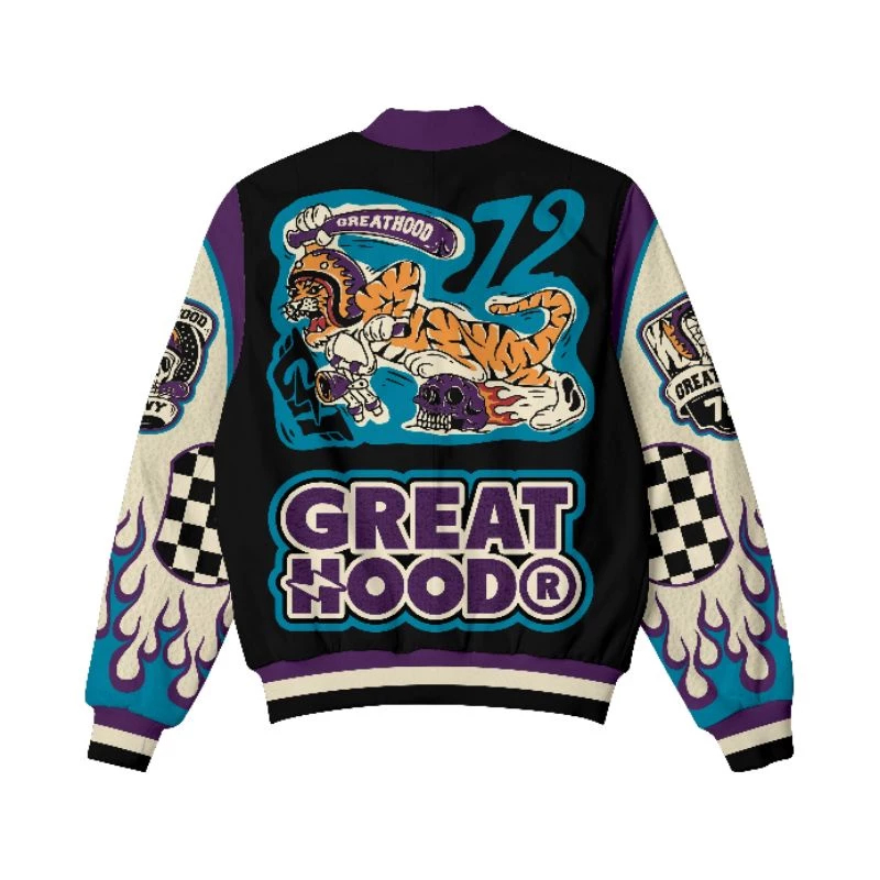 JEFF HAMILTON VARSITY 1972 LIMITED EDITION HARLEY DAVIDSON 72 LEATHER