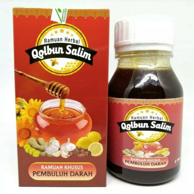 

Madu Herbal Khusus Pembuluh Darah Qolbun Salim isi 350gr