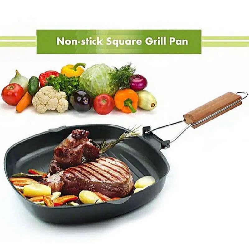 grill pan gagang lipat omicko