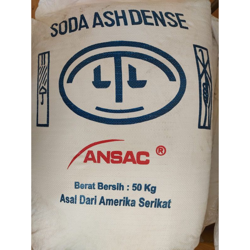 

Soda Ash / Sodium Carbonate / Soda Abu / Natrium Karbonat 50 Kg