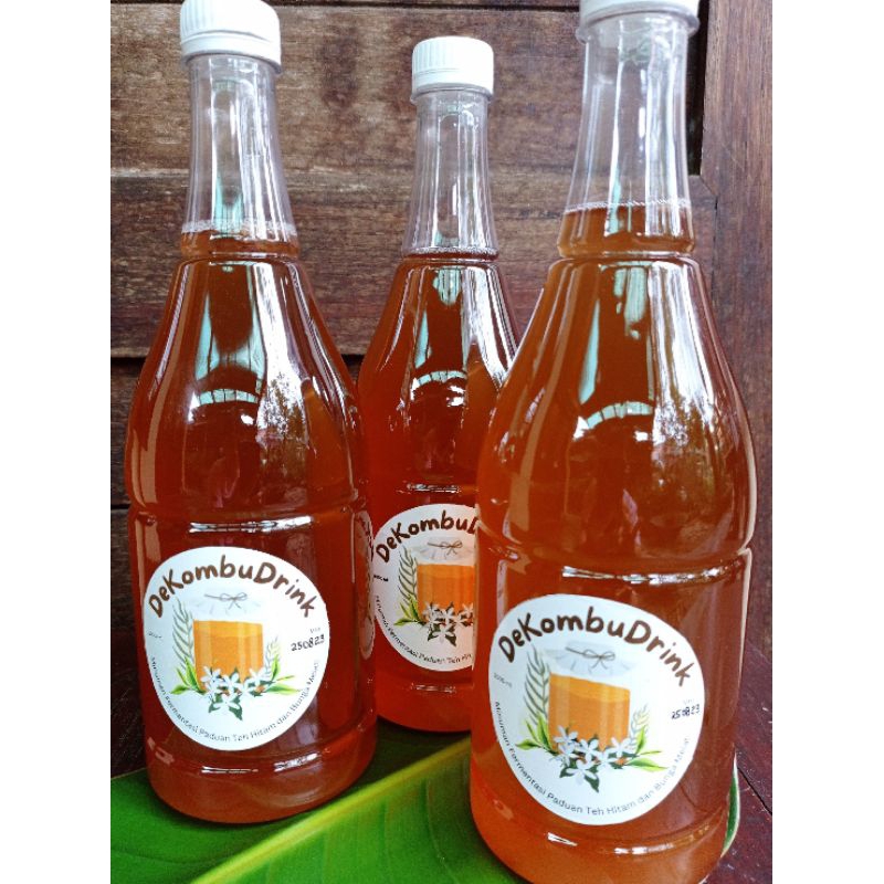 

DeKombuDrink 1000ml (1 liter) Minuman Teh Fermentasi Kombucha rasa Original