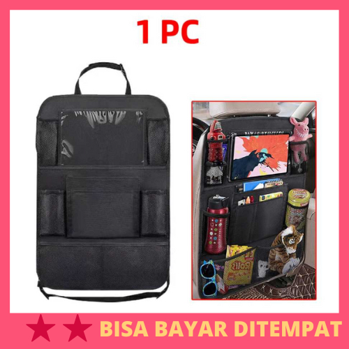 Tas Gantung Kursi Mobil Backseat Organizer Touch Screen / Tas Tempat Wadah Kantong Organizer Penyimp