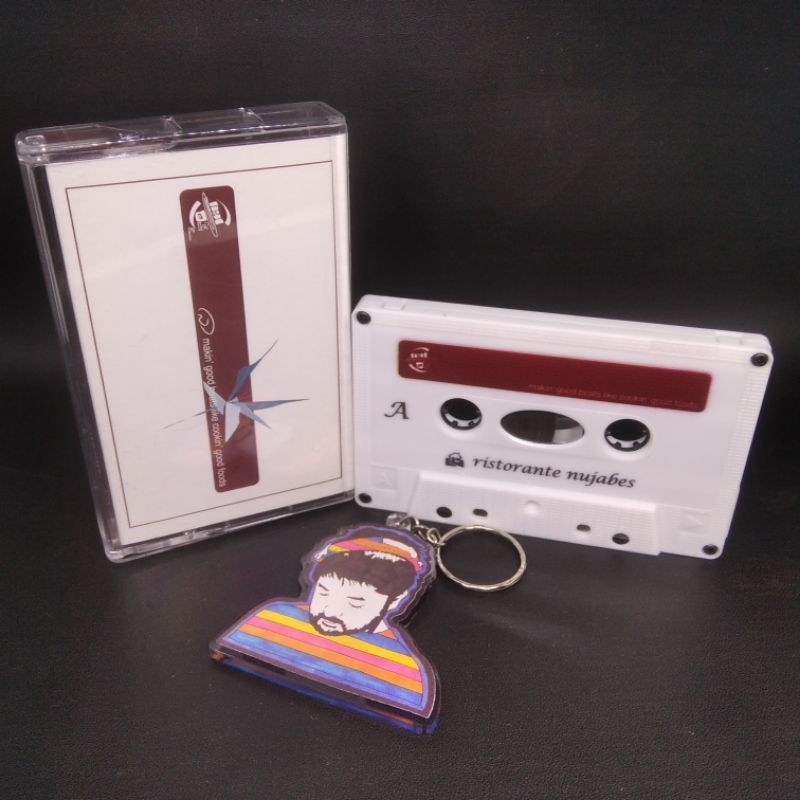 Kaset Pita Nujabes Ristorante Bootleg Tape Bonus Gantungan Kunci Imut