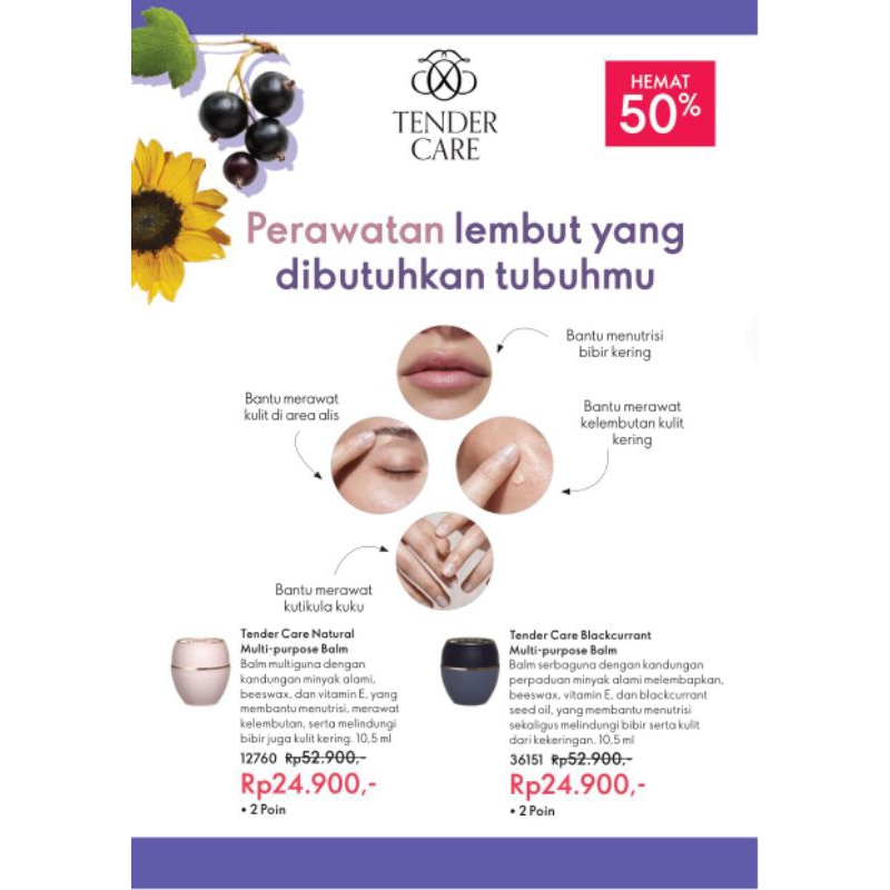 tender care Oriflame promo bulan November