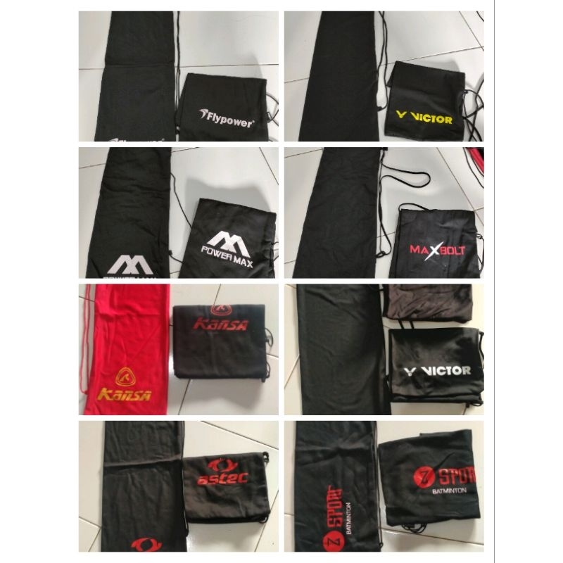 OBRAL TAS KAIN RAKET BADMINTON BAHAN HALUS DAN LEMBUT