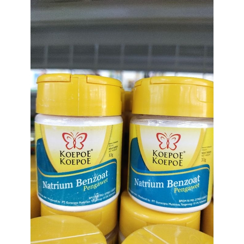 

Pengawet Natrium Benzoat 33gr Koepoe Koepoe