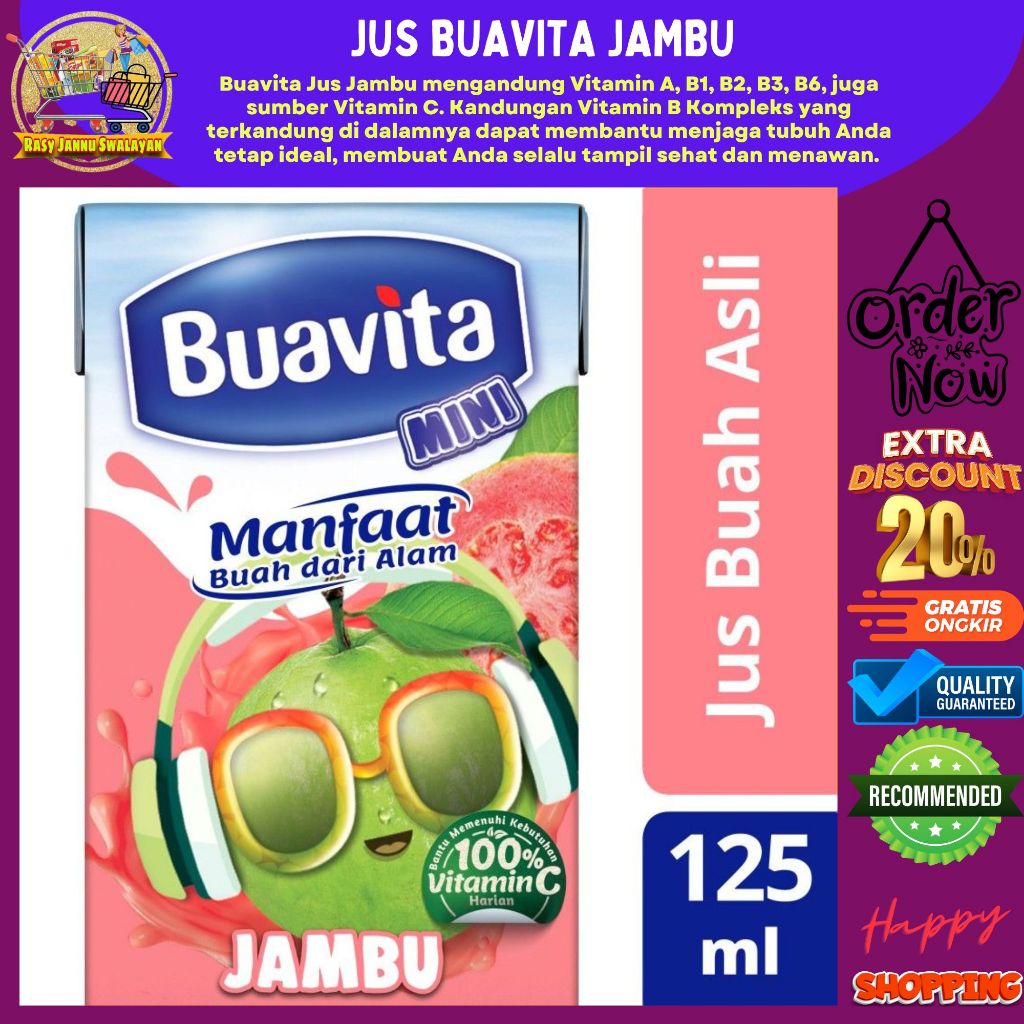 

BUAVITA MINI JAMBU MCKY 125ML