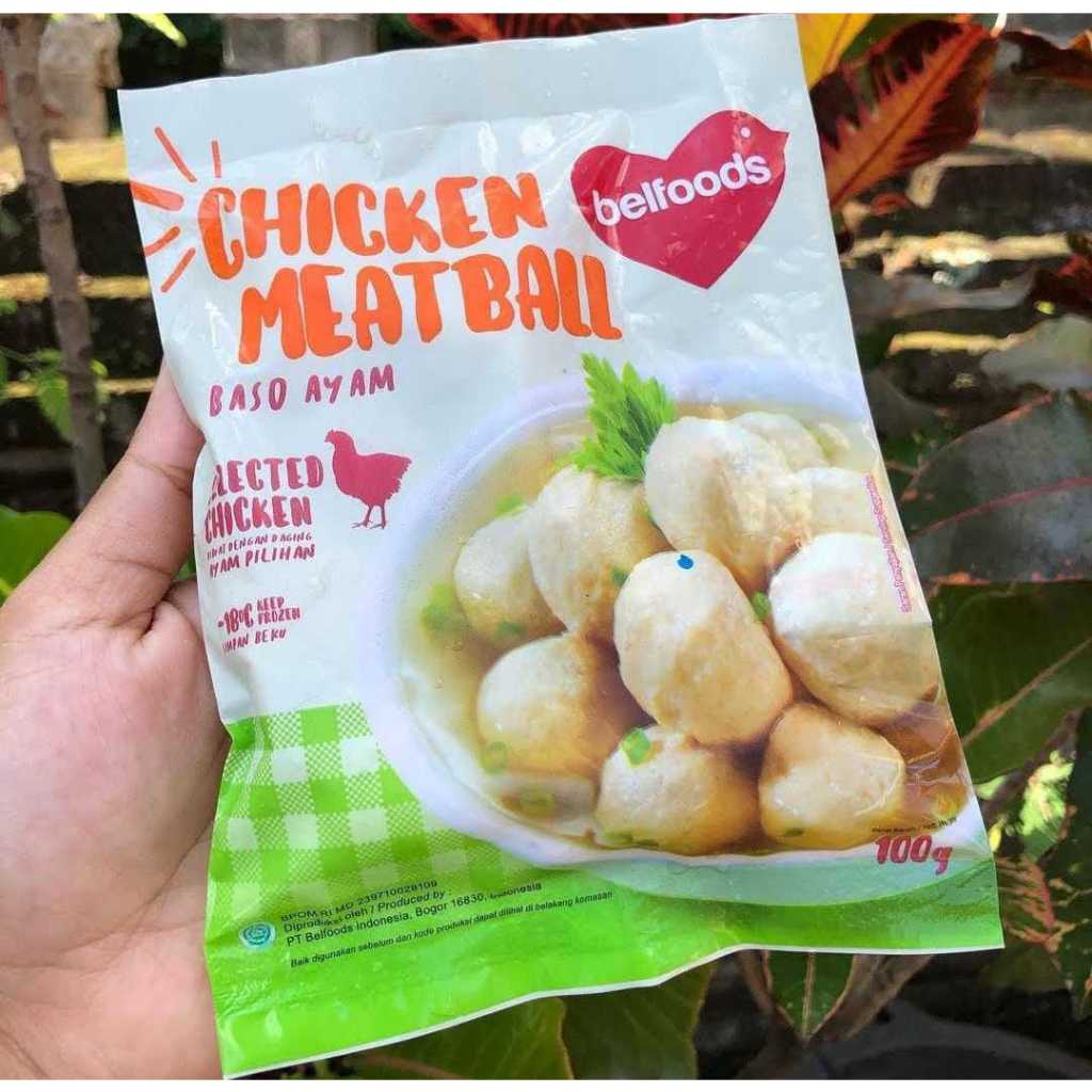 

BELFOODS CHICKEN MEATBALLS BAKSO AYAM 100GR