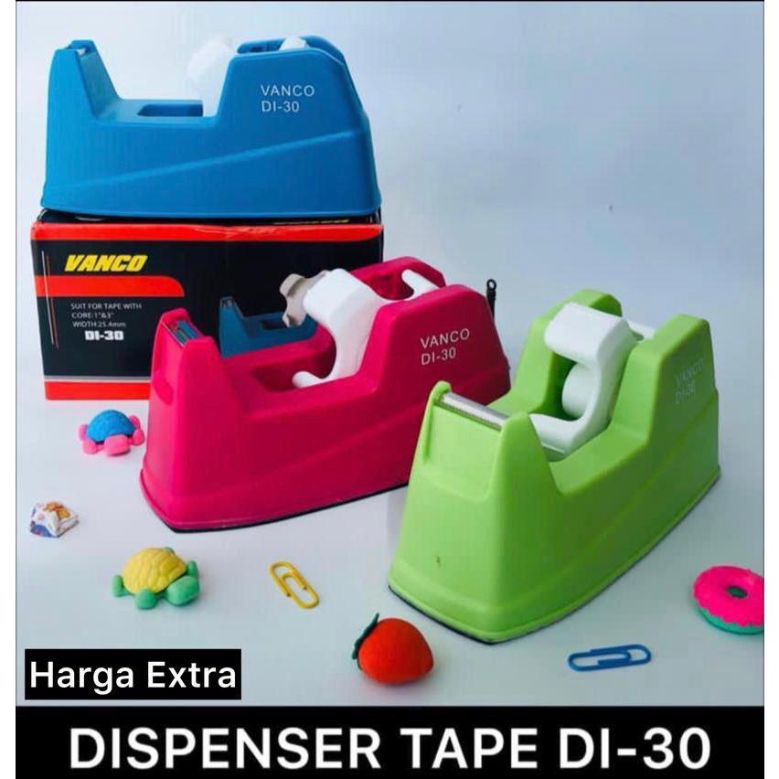 

AS888 - VANCO Tempat Pemotong Selotip /Tempat Selotip. Tape Dispenser DI-30