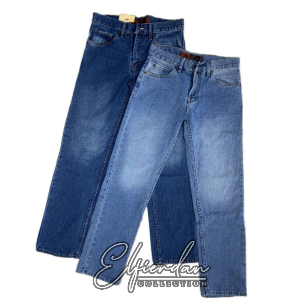 Celana Jeans Panjang LEA PRMIUM Standar reguller Denim Original 100%