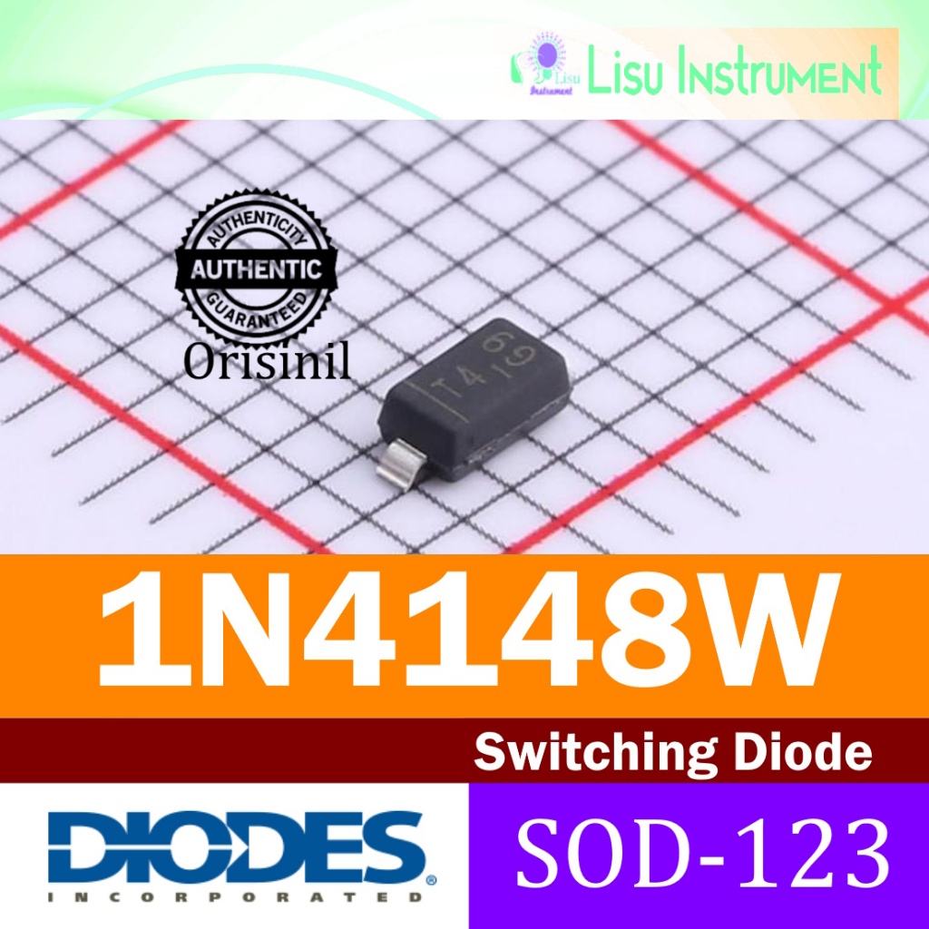 1N4148W Switching Diode T4 1N4148 4148 SOD-123 Diodes Incorporated 1N4148W-7-F Original