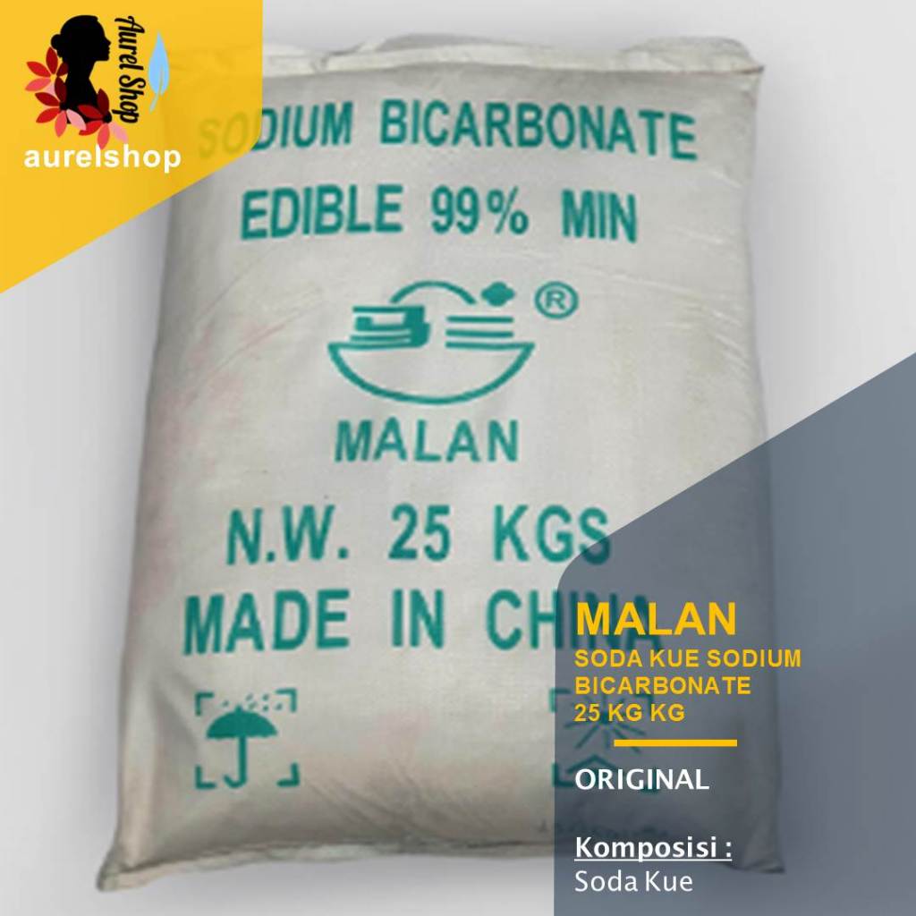 

MALAN Bubuk Soda Kue Sodium Bicarbonate kemasan karung 25 kg