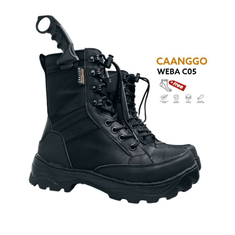 CAANGGO - Sepatu pdl jatah TNI AD Design WEBA