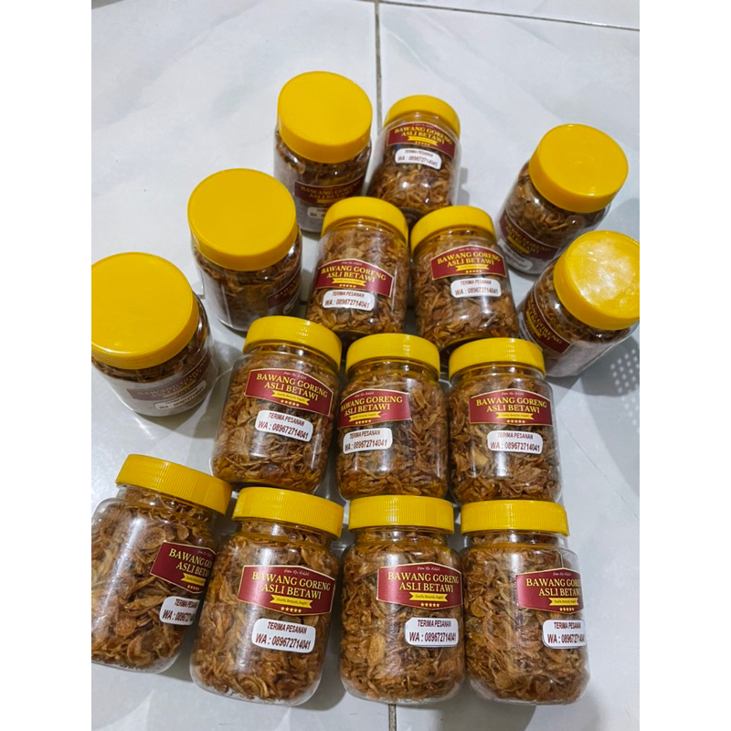 

Paket Isi 3 Bawang Goreng Asli Betawi-Bawang Goreng Asli/Murni/Tanpa campuran