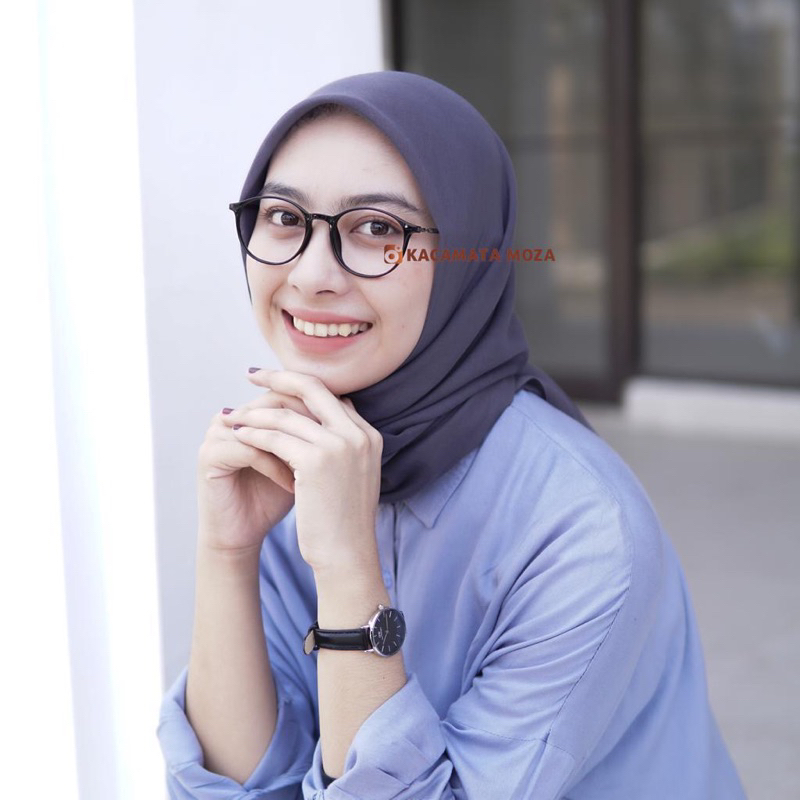 Frame Kode 8220 Kacamata Plastik Lentur Bulat Kecil Normal Plus Minus Antiradiasi Blueray Photocromi