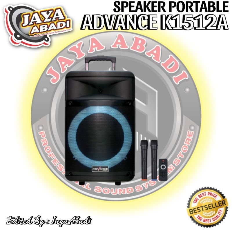 SPEAKER PORTABLE 15 INCH ADVANCE K1512-A ORIGINAL