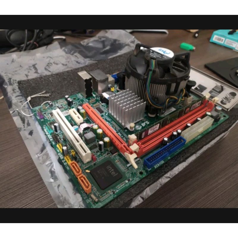 paketan mobo g41+prosesor+coling+ram+ hdd