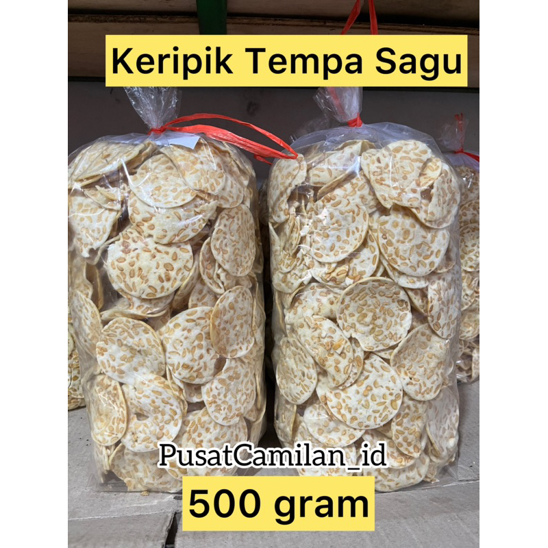 

KERIPIK TEMPE SAGU 500gram