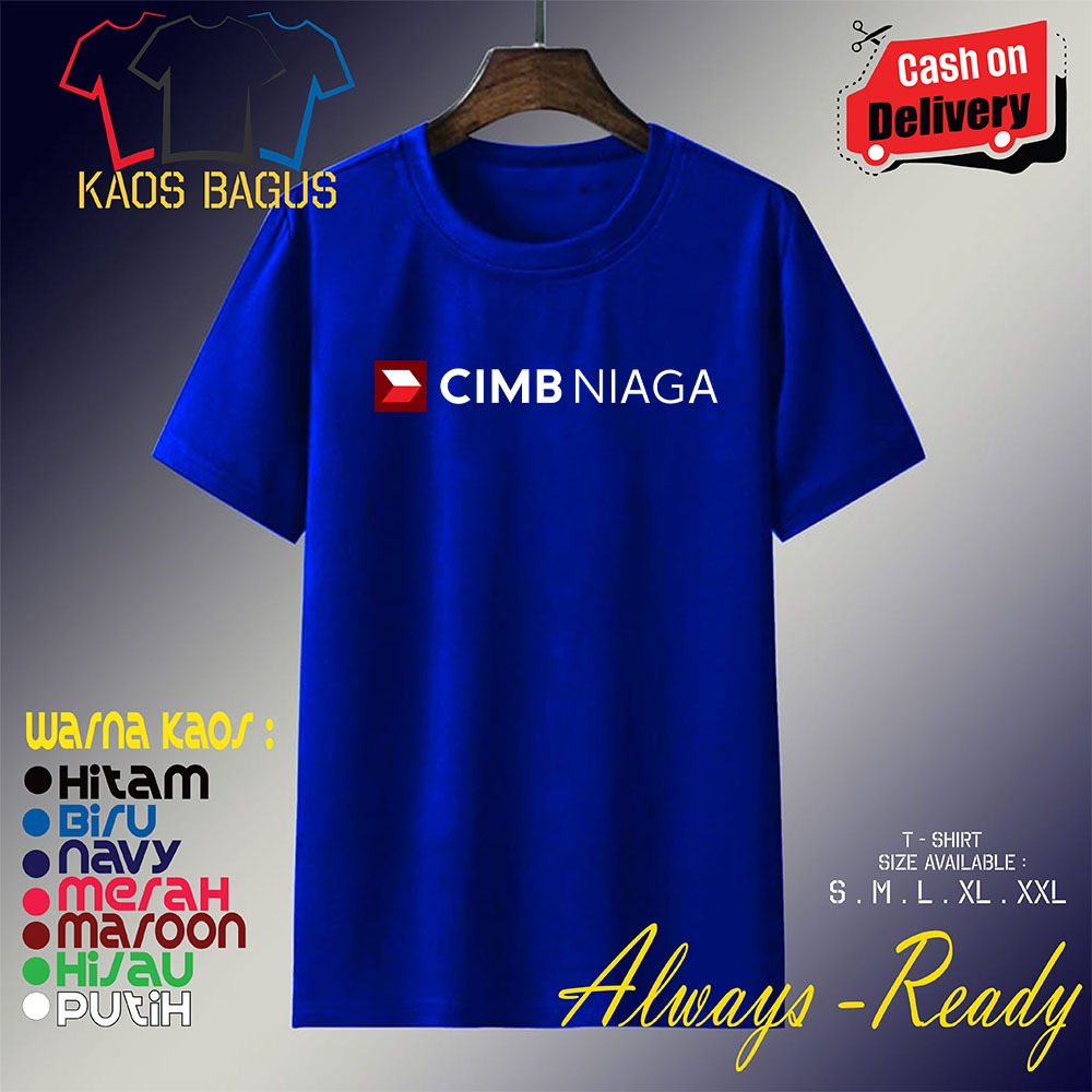 Kaos Baju CIMB Niaga Kaos Distro Perusahaan