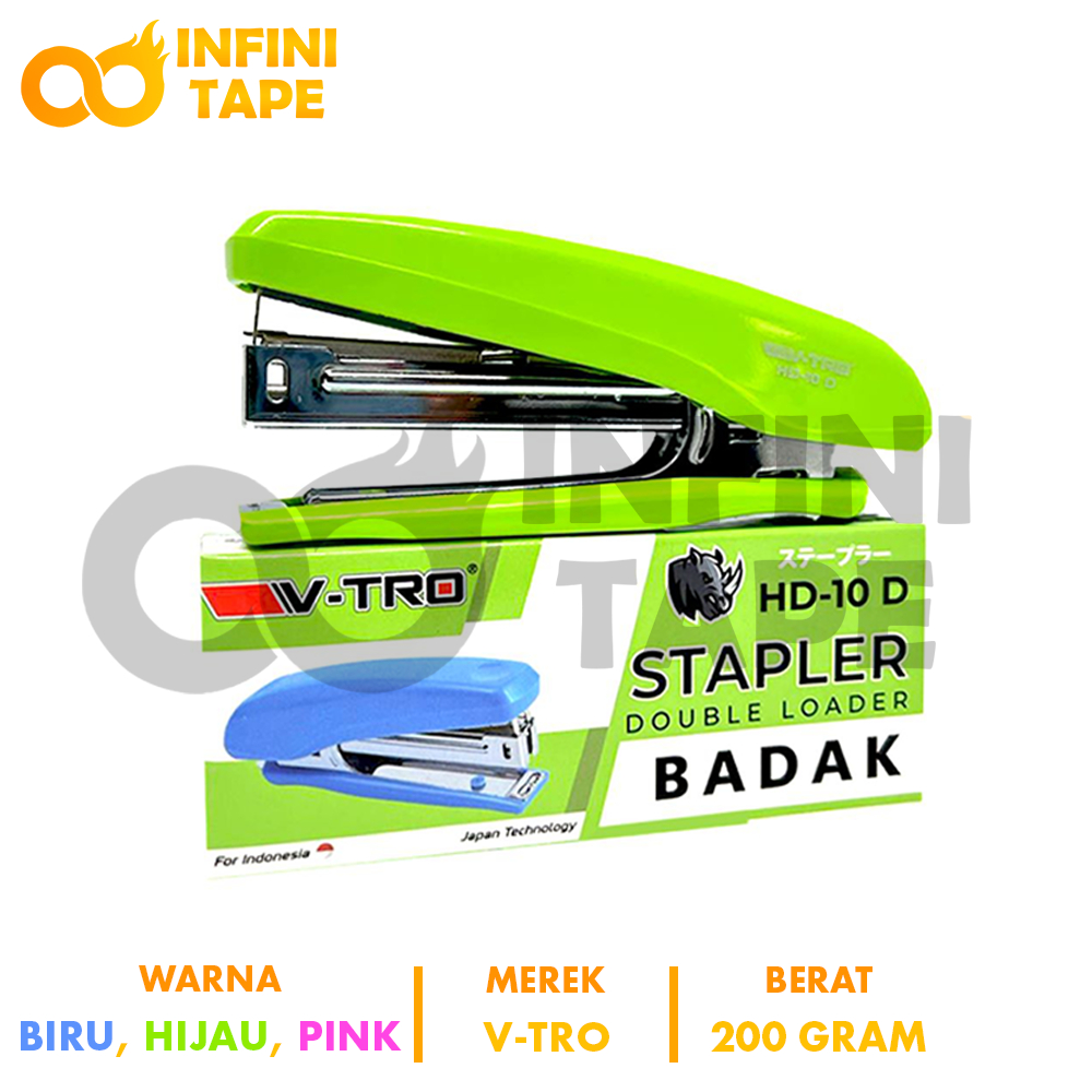 

Stapler V-Tro HD-10d BADAK Double Loader Kualitas Terbaik