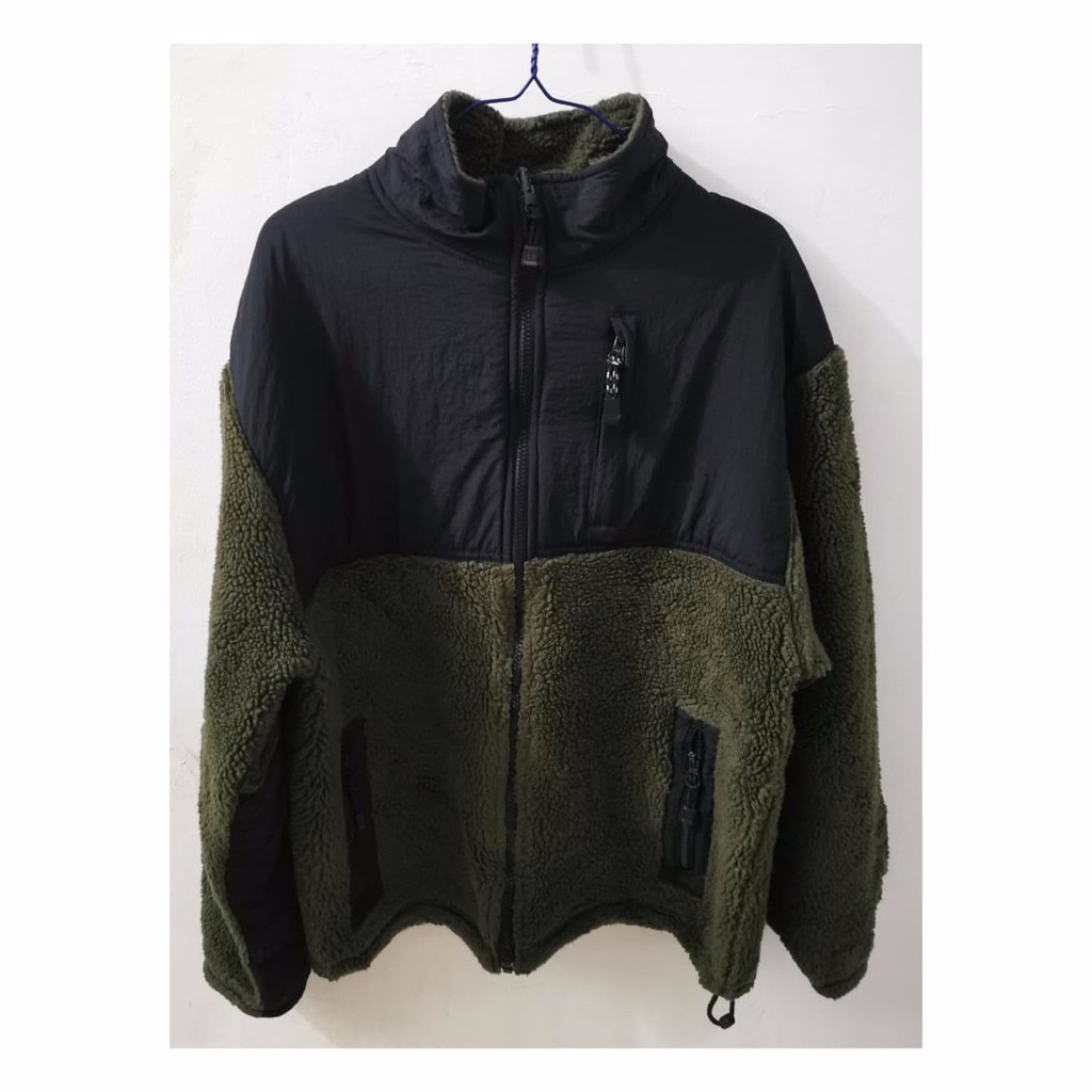 GAP FLEECE SHERPA JACKET - JAKET SHERPA