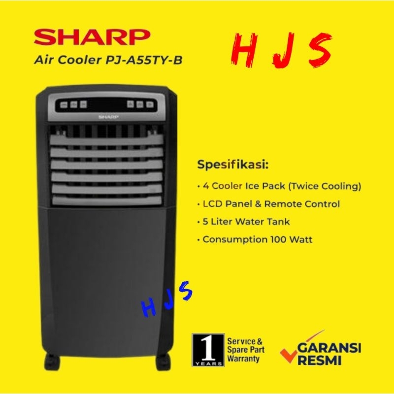 AIR COOLER SHARP PJA55TYB/ PJ-A55TY B - HITAM