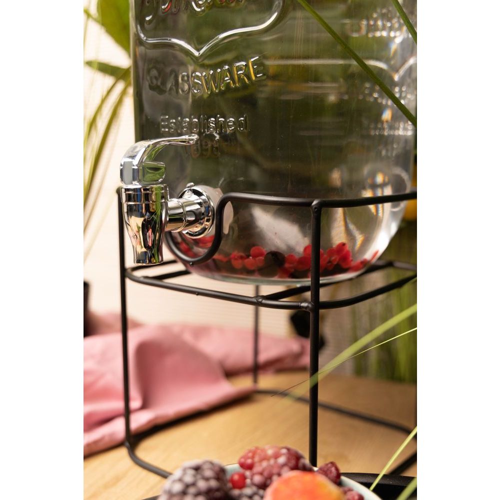 Latopia_ Ticarts Glassware Dispenser 4L 5L 8L- Dispenser Kaca Pesta Estetik Infused Water Juice Jus